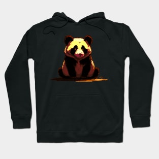 Trippy Yellow Panda Bear Hoodie